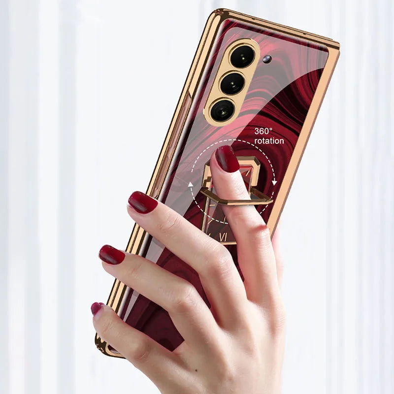 Luxury Clock Tempered Glass Case For Samsung Galaxy Fold Series - Premium Mobile Phone Cases from Dressmycell.com - Just $32! Shop now at Dressmycell.com Luxury Clock Tempered Glass Case For Samsung Galaxy Fold Series - Premium Mobile Phone Cases from Dressmycell.com - Just $32! Shop now at Dressmycell.com